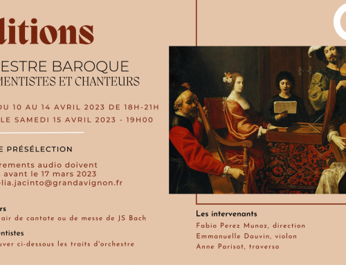 Audition Orchestre Baroque