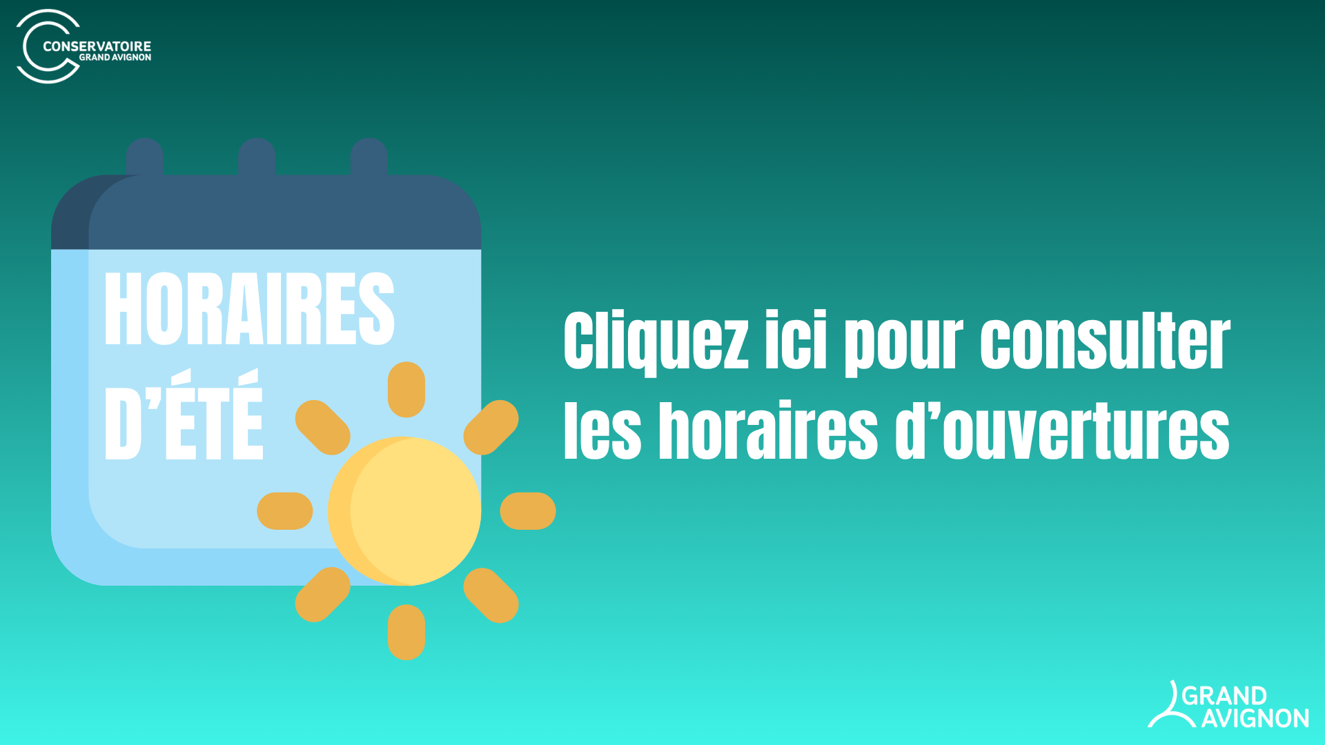 https://conservatoiregrandavignon.com/infos-pratiques/horaires-et-acces/